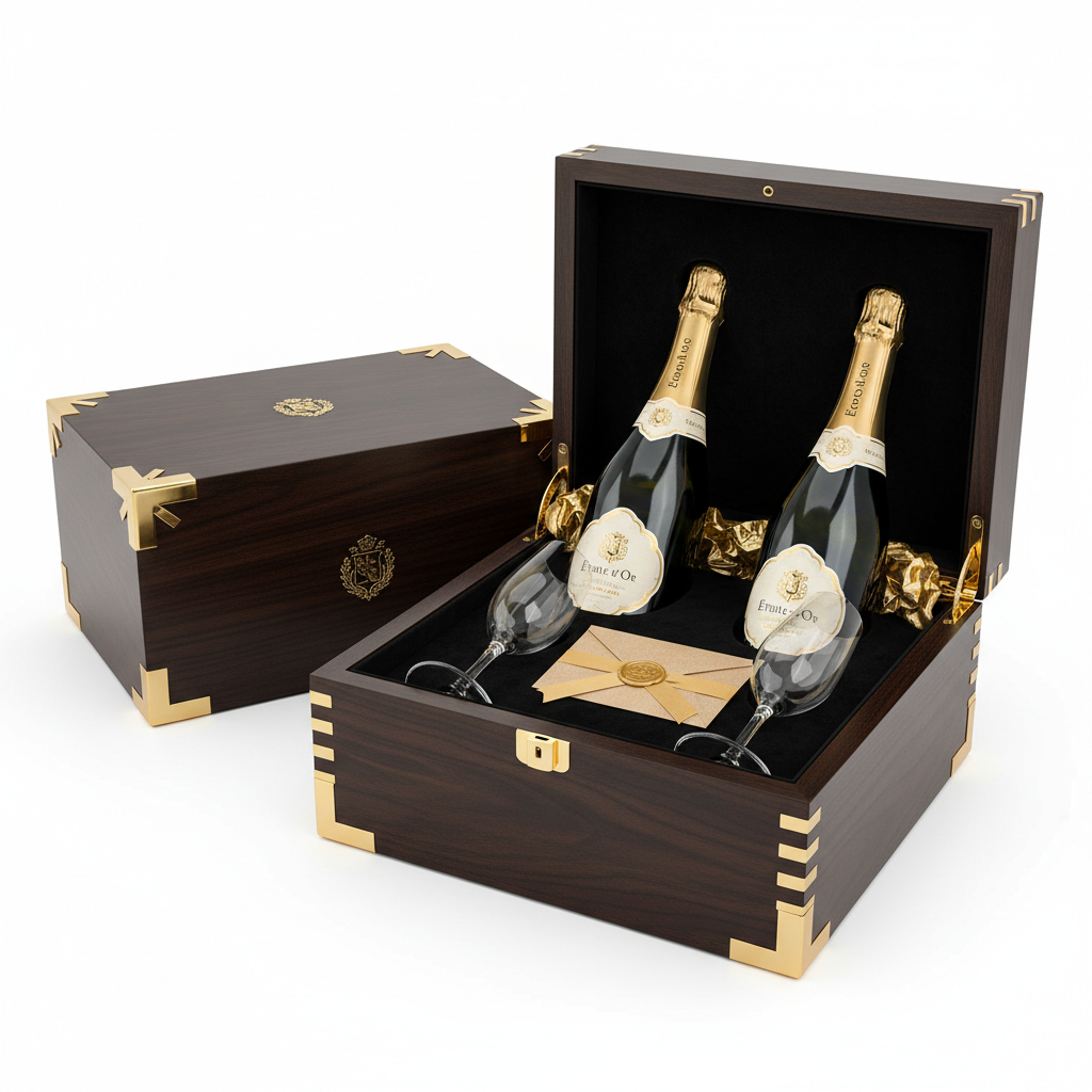 faça Kit Champagnes Luxo com imagem padrao e existente