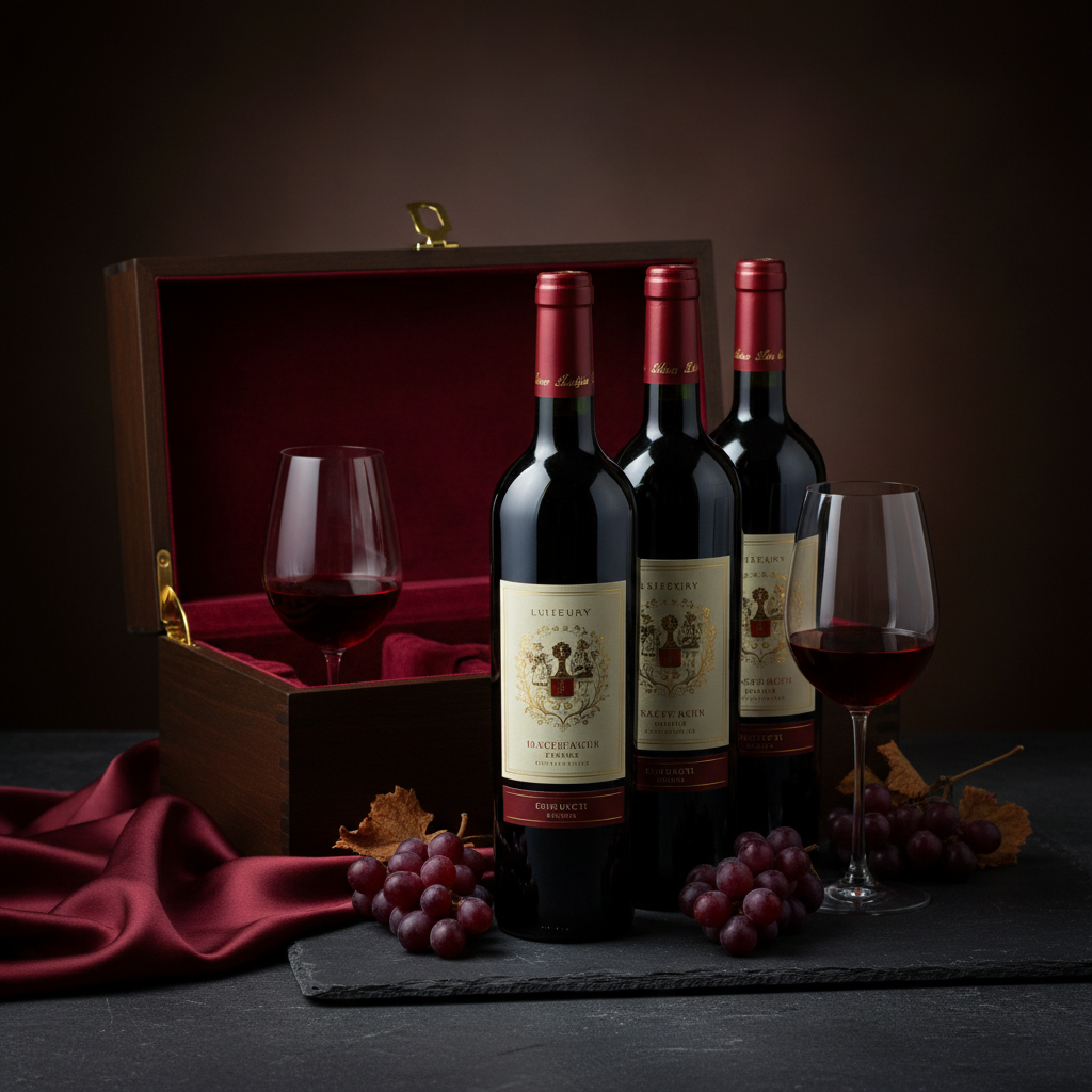 faça Kit Premium vinhos Tintos Selecionados com imagem padrao e existente