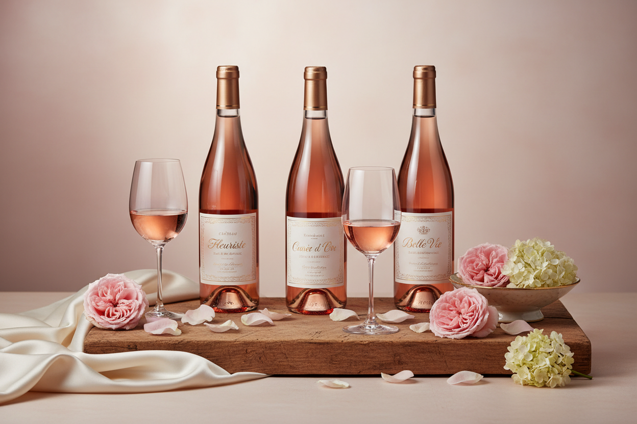 faça Kit Rosés Elegantes com imagem padrao e existente