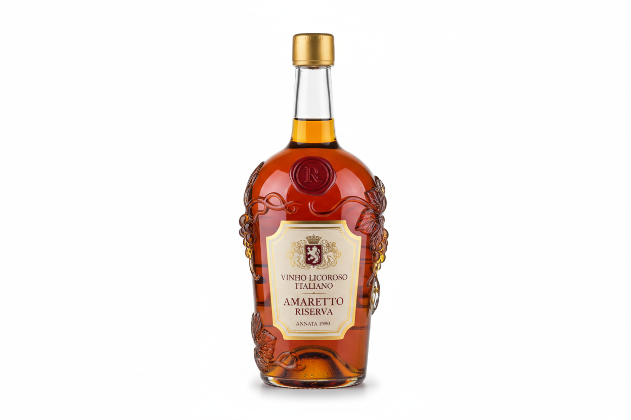 faça Vinho Licoroso Italiano com imagem real e padrao