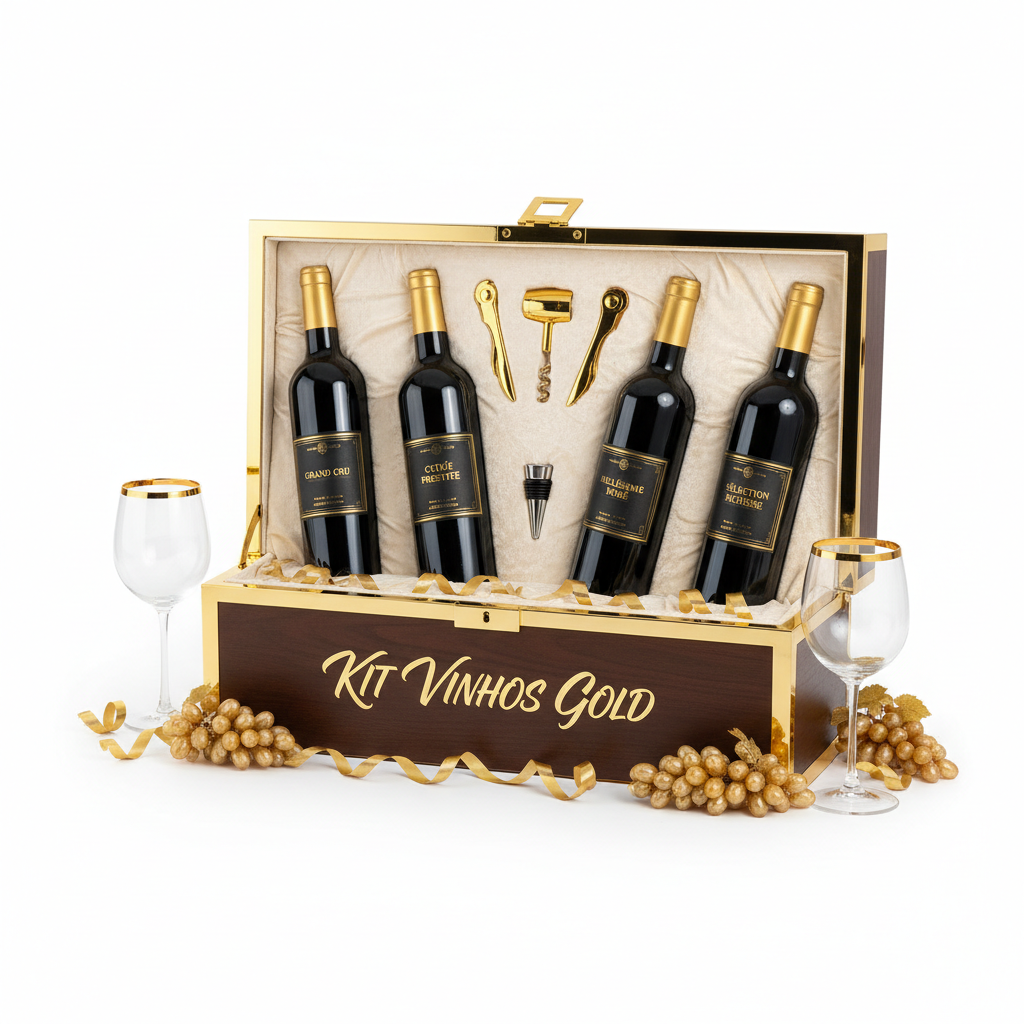 faça Kit Vinhos Gold com imagem padrao e existente
