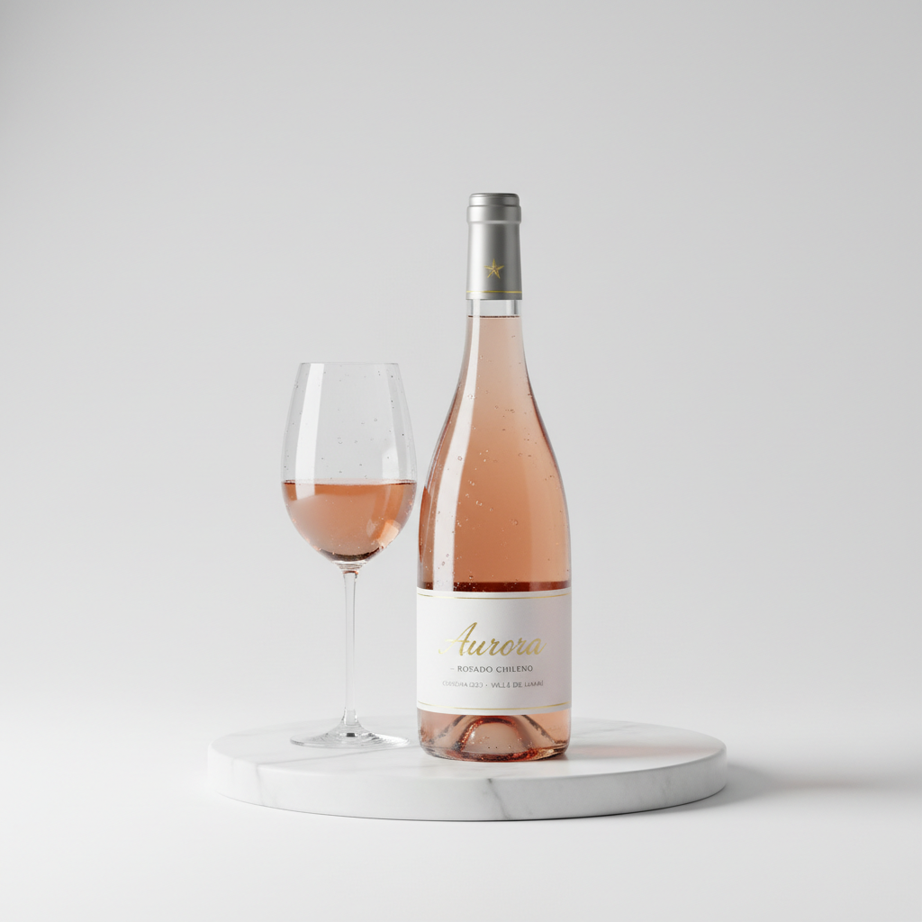 faça Rosé Chileno Premium com imagem existente e padrao