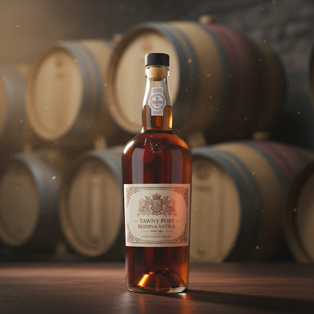 faça Vinho do Porto Tawny com imagem existente e padrao