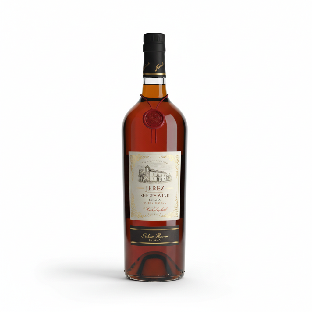 faça Vinho Jerez Espanhol com imagem existente