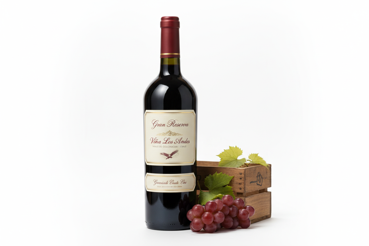 faça Vinho Tinto Chileno Gran Reserva imagem existente e padrao